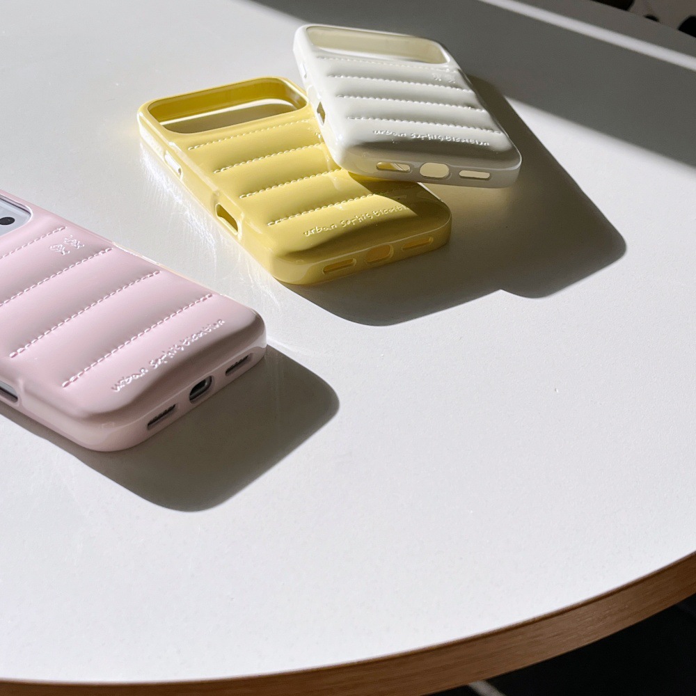 Étui de téléphone tendance en duvet à motif de fruits, compatible avec iPhone 17/16 Pro Max, couleur unie personnalisée, 15/14P, antichoc_voghion.com