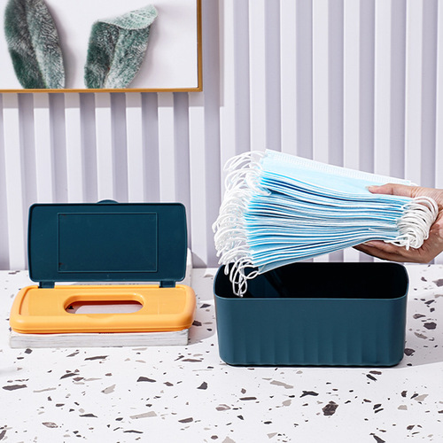 Multifunctional storage box large capacity dustproof household storage box wet tissue box manufacturer wholesale