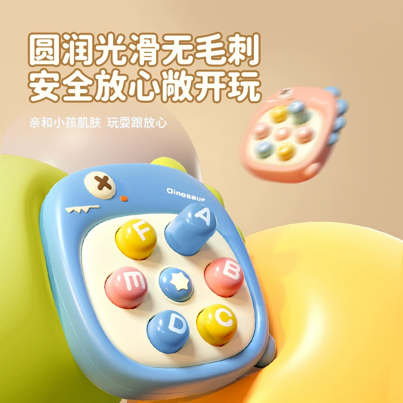 Трансграничный новый динозавр хомяк Baby Press Music Мини-раннее образование Интерактивные детские развивающие игрушки для родителей и детей