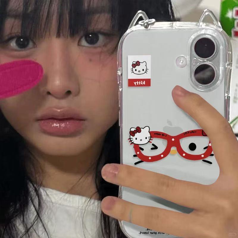 Kt Is Suitable for Apple 16 Mobile Phone Cases, Iphone15Promax/14/13/12 Anti-Fall Xr Cat Ear Mobile Phone Case Kt Is Suitable for Apple 16 Mobile Phone Cases, Iphone15Promax/14/13/12 Anti-Fall Xr Cat Ear Mobile Phone Case