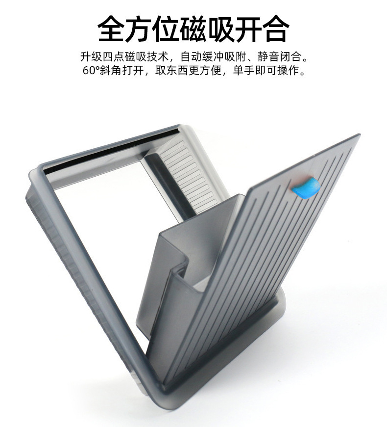 For Tesla Modely3 Armrest Box Privacy Box Central Control Storage Box Magnetic Hidden Box Storage Modification