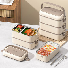 304ステンレス二重弁当箱は電子レンジに入ることができます。