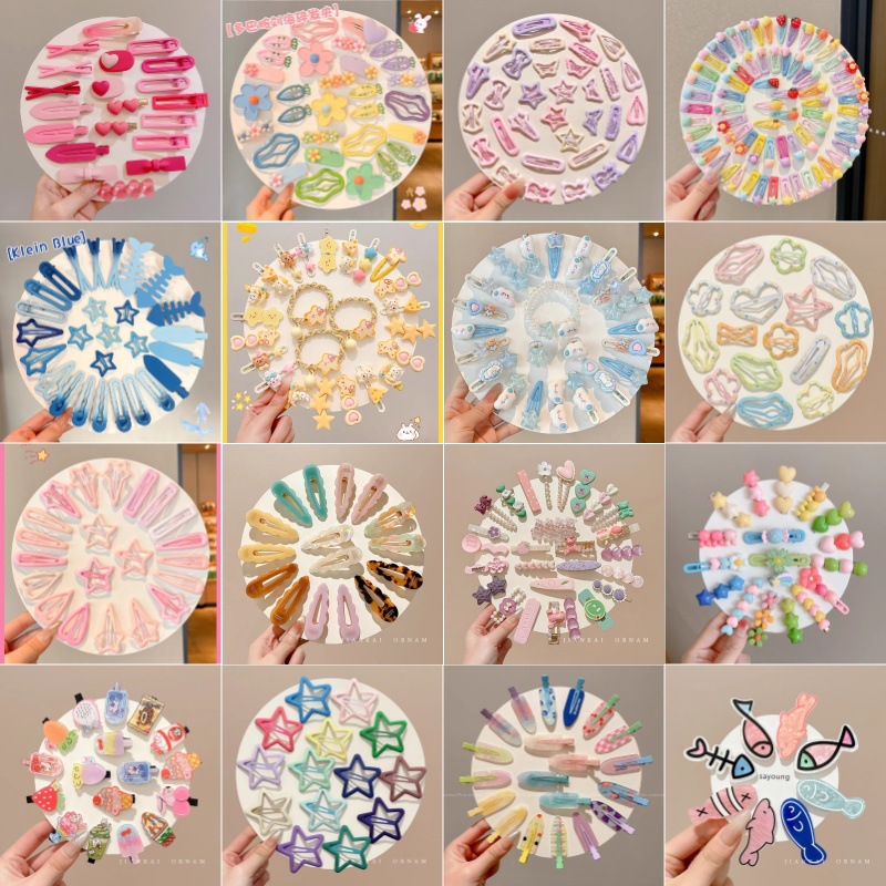 2025 verano pasador de cabello de dopamina colorido lindo frente dulce brocas de cabello rotas no lastimas brocas de cabello adornamientos para el cabello