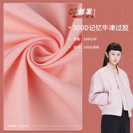 300D记忆牛津过胶 涤纶牛津纺布料 工装夹克休闲短裤棉服面料