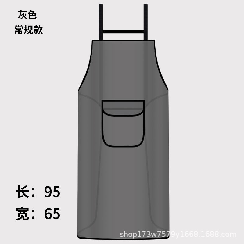 TPU 無洗エプロン家庭用キッチン防水オイル 2025 新しいインターネット有名人の作業服調理エプロン春と秋のスーパー|undefined