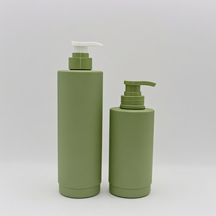 Customized Craft Asymmetrical Empty Bottle 500 750ml Cylindrical Lotion Shampoo Conditioner t Set Empty Bottle
