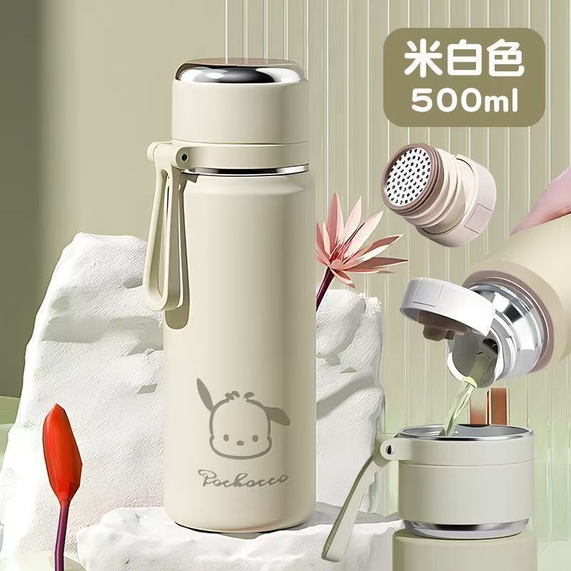 任意のパターンにすることができます 316 ステンレス鋼バウンス断熱カップ、ティーセパレーター付き、シンプルなポータブルスポーツウォーターカップ|undefined
