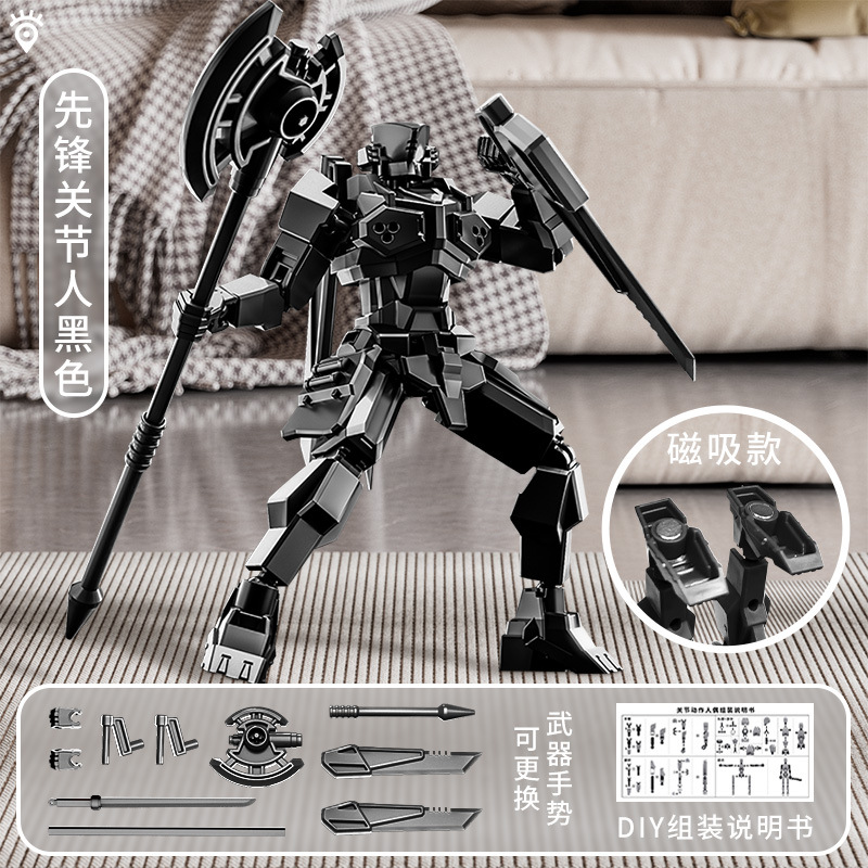 Juguete de modelo multiarticulable multi-mórfico transfronterizo ángel articulado humano descomprimido robot de quinta generación