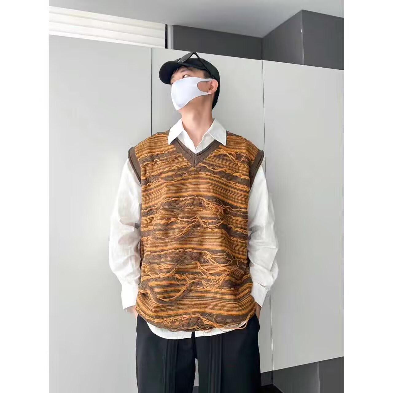 Spring trend knitted sweater