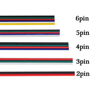 22Awg Multi-Core Color Cable 2P-6Pled Light Strip Special Extension Cord Parallel Digital Wire Lantern