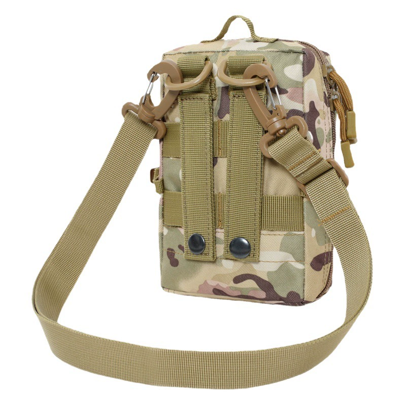 Многофункциональная тактическая камуфляжная сумка для телефона, кошелек для мелочи, повседневная спортивная сумка, универсальная сумка через плечо для походов.