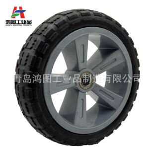 10 inch 10x3PU foam wheel ATV tire kayak canoe pull cart caster solid tire wholesale