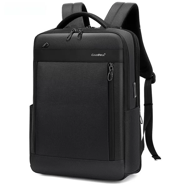 Manufacturer Wholesale Men's Large-Capacity Business Backpack Waterproof and Wear-Resistant 15.6inch Laptop Bag