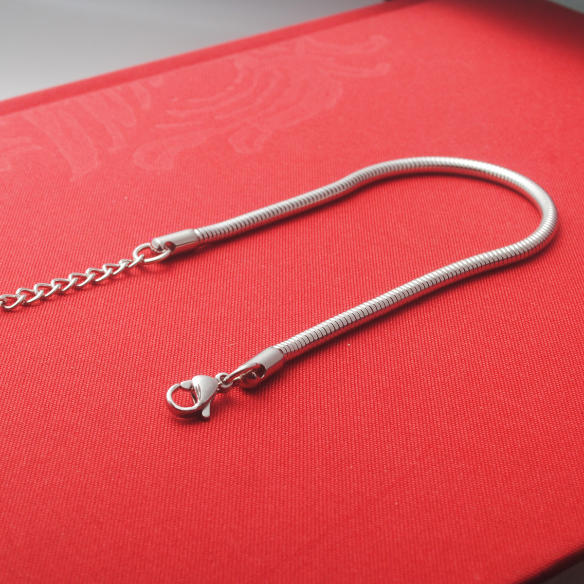 Retro Geometric Stainless Steel Polishing Bracelets 1 Piece