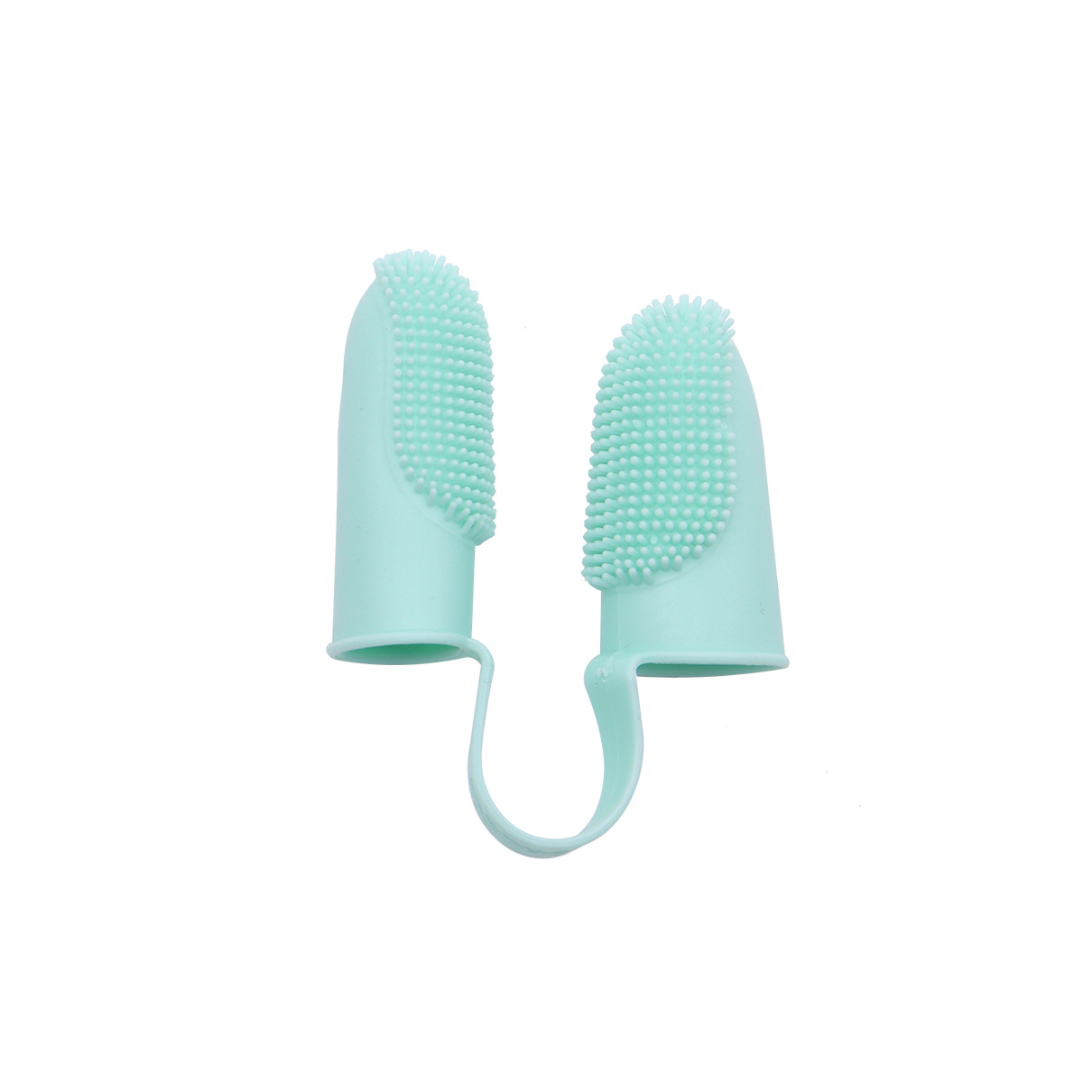 Cante para dedos de silicona para mascotas Cepillo de dientes Perro Gato Cepillo de dientes Limpieza de dientes Cante para dedos para mascotas Limpieza bucal Cepillo de dientes para perros de dos dedos