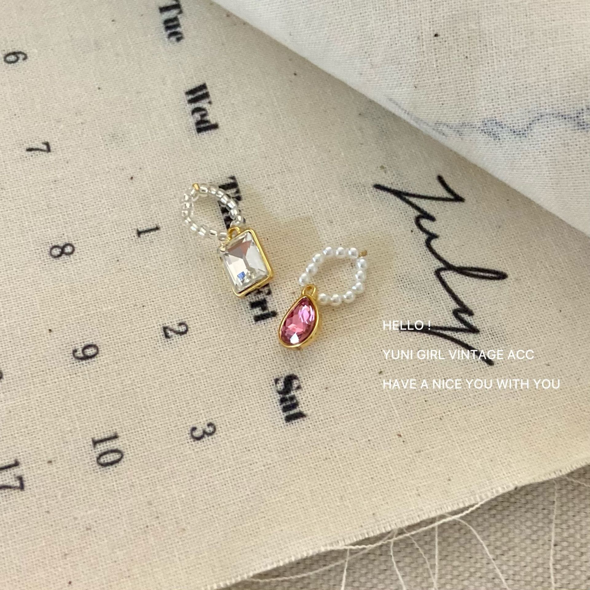 Title 8, Vintage Colorful Diamond Snake Bone Chain Penda...