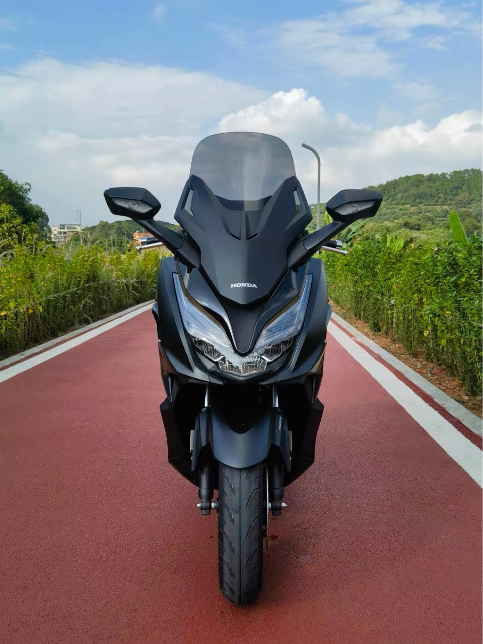Suitable for Fosha NSS350 thickened and elevated windshield modification accessories FORZA windshield windshield windshield