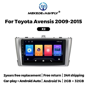 Toyota Avensis 09-15 üçün Android GPS Naviqasiya MP5 Bluetooth Pleyer