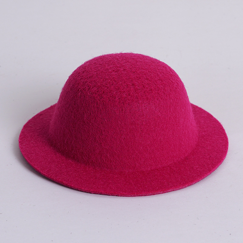 Labu nuevo sombrero de feltero abierto sombrero de cúpula sombrero accesorios de moda sombrero mini sombrero muñeca