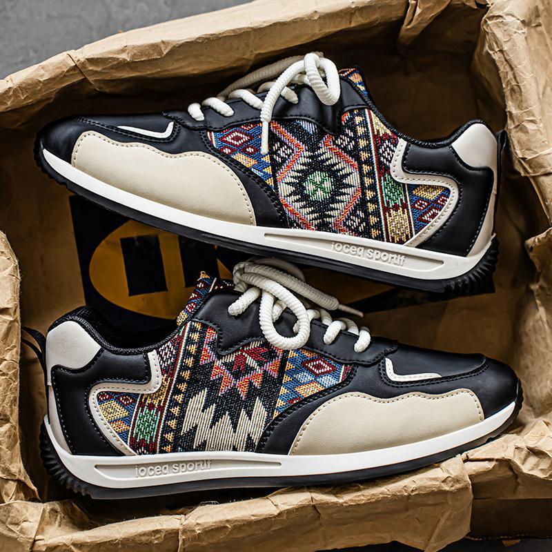 Zapatos de hombre 2025 primavera zapatos deportivos casuales modelos de estudiantes jóvenes modelos delgados de suela suave Forrest Gump zapatos de lona para papá