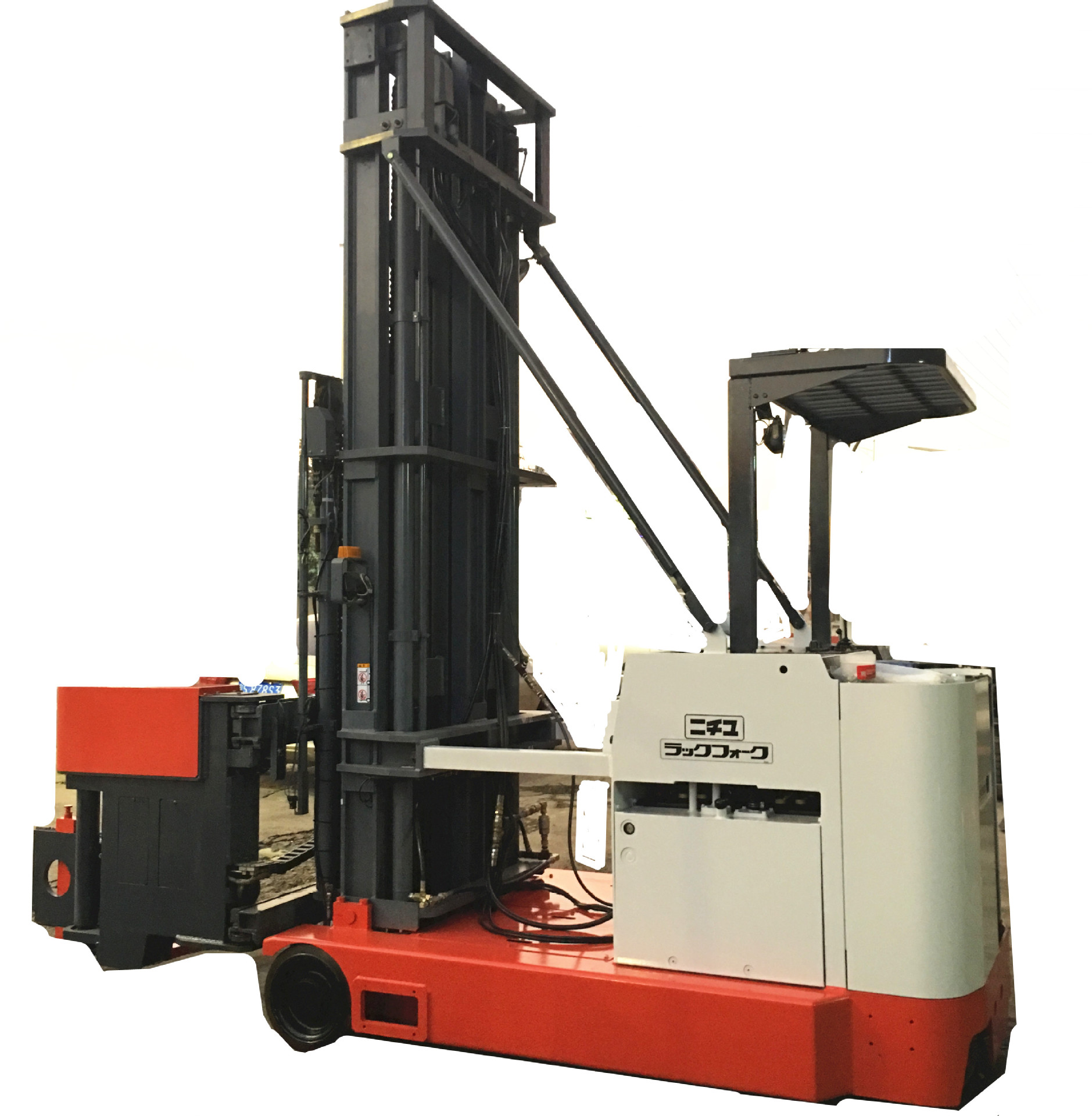 窄通道高层货架叉车 升高7.5米力至优三向叉车 叉车租赁 三向叉车