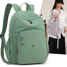 2025新款捷朗仕时尚百搭女士背包休闲简约双肩背包防泼水尼龙布包