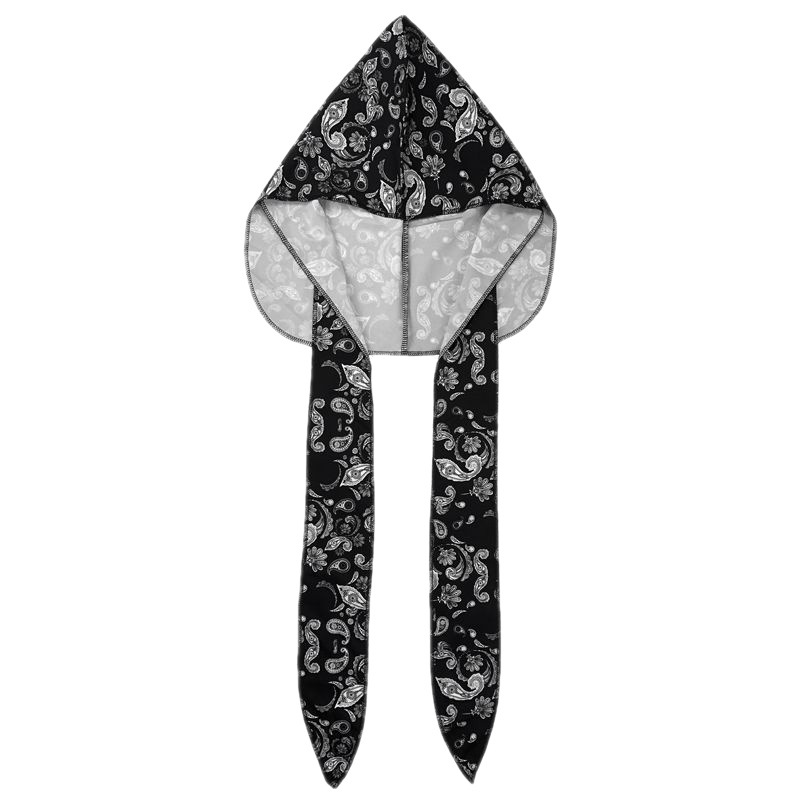 Triangle scarf Wang Yibo headscarf men's cashew flower square scarf fashion brand women's bag head hat hip hop Hip Hop Hip Hop rap pirate delivery