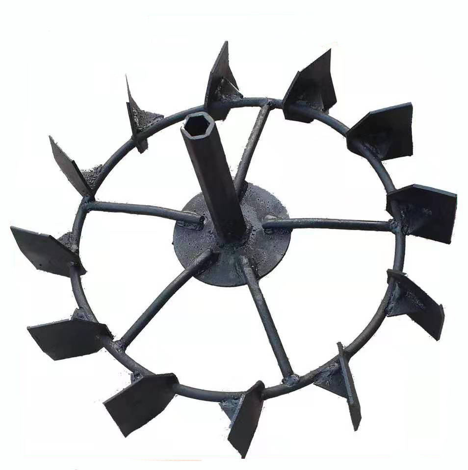 批发供应微耕机旋耕机配套农机具爬行铁轮小铁轮