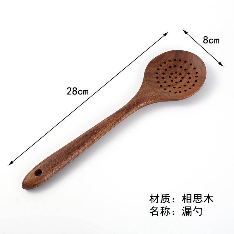アカシア材のスパチュラとスプーンのセット、キッチン用品、炒め物用、焦げ付き防止、木製スパチュラ、木製スプーン、ご飯用スパチュラ、天然木のスパチュラ|undefined