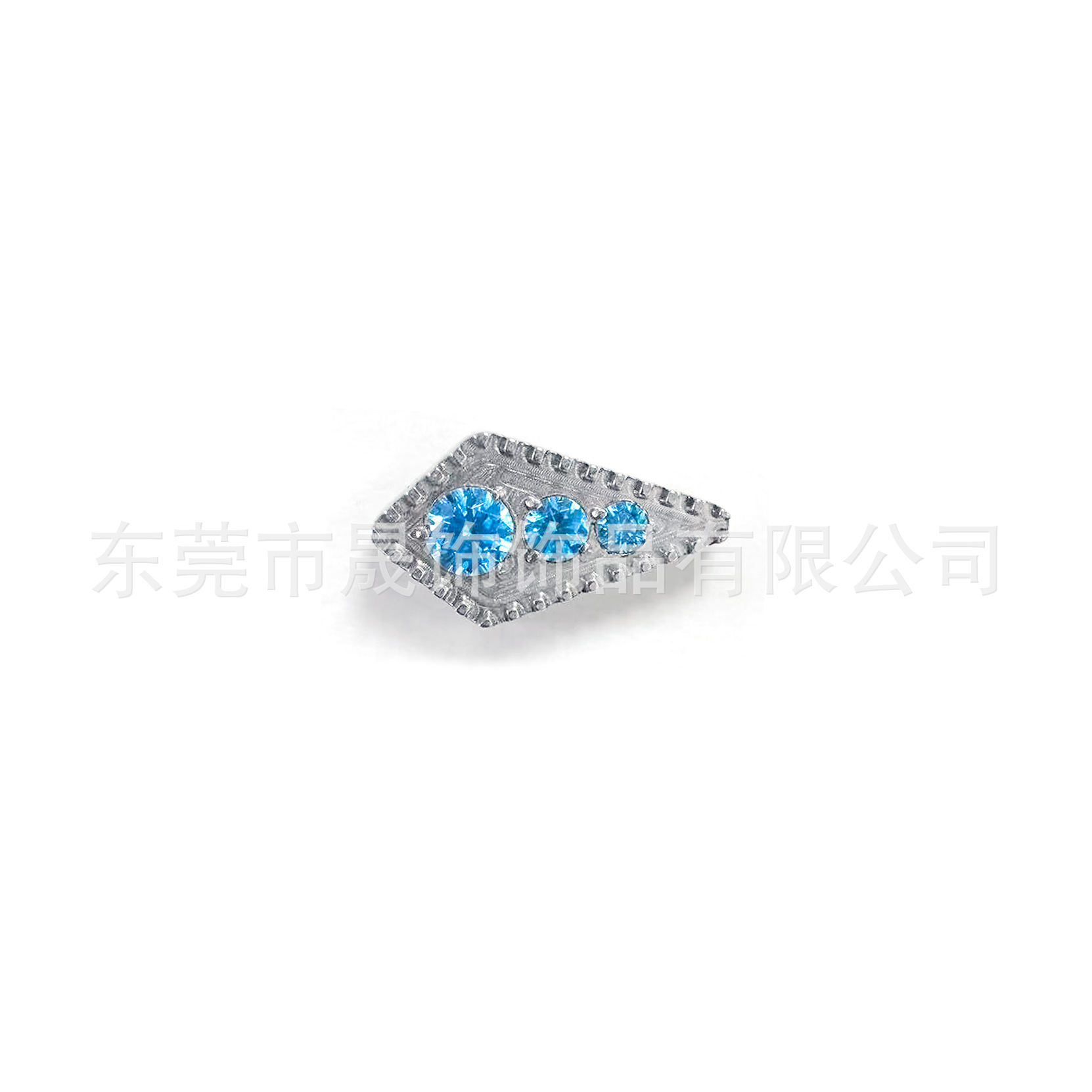 F136 Titanium Helix Cartilage Stud 三角菱 Studded Cubic Zirconia G23 Implant Grade Titanium 人体 Piercing Jewelry Ear Stud