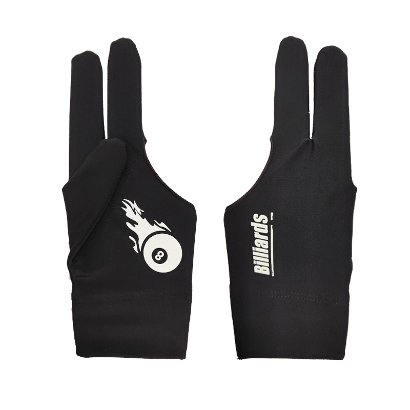 Guanti da biliardo professionali a tre dita, sottili, traspiranti, di alta qualità, antiscivolo, senza dita, modello allungato._voghion.com