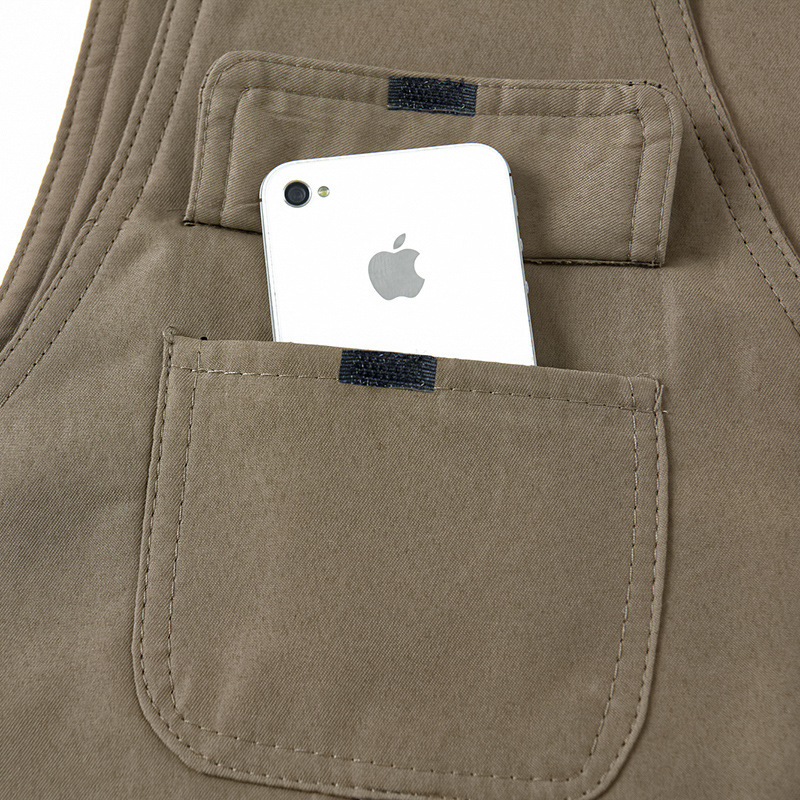 Estilo explosivo al por mayor 2024 verano nuevo estilo de mediana edad y ancianos ropa de trabajo suelta chaleco de bolsillo múltiple vestido de papá pesca al aire libre