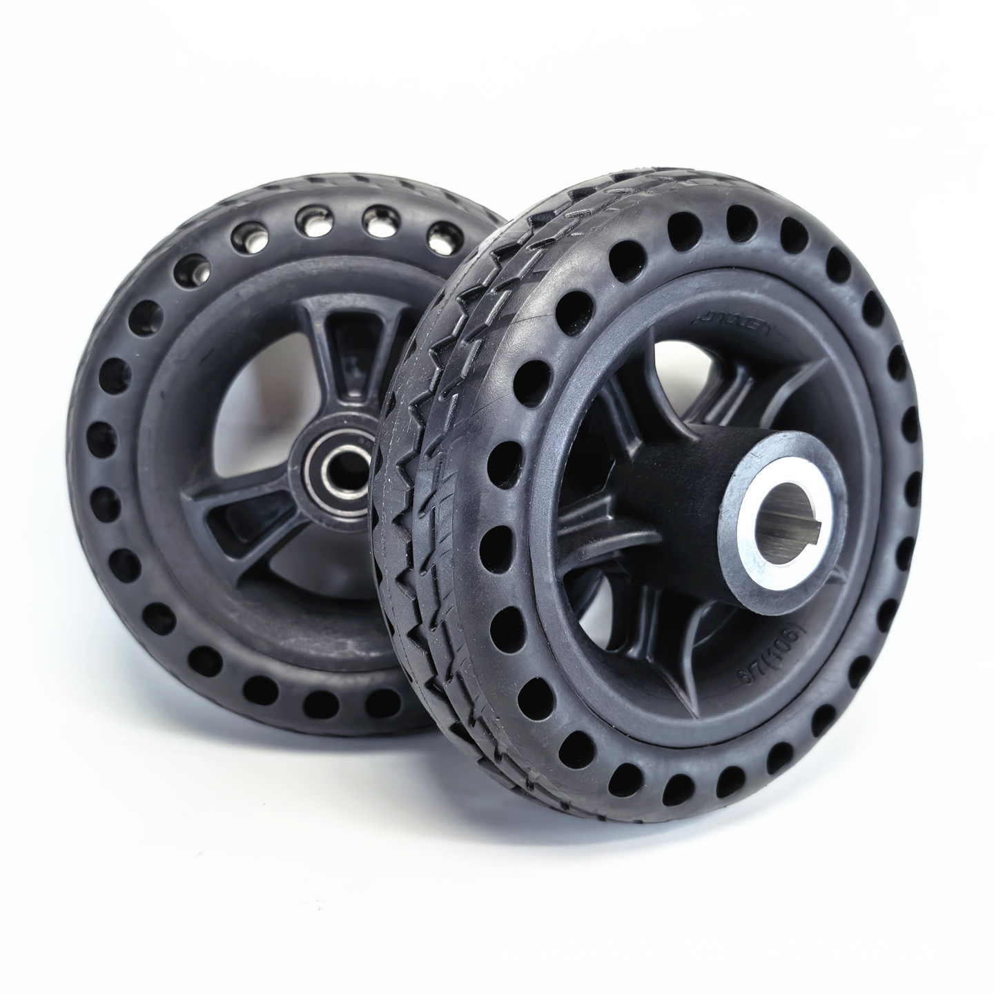 6inch Electric scooter VGA robot 6x2 explosion-proof tire wheel assembly 6x1.8 honeycomb solid tire accessories