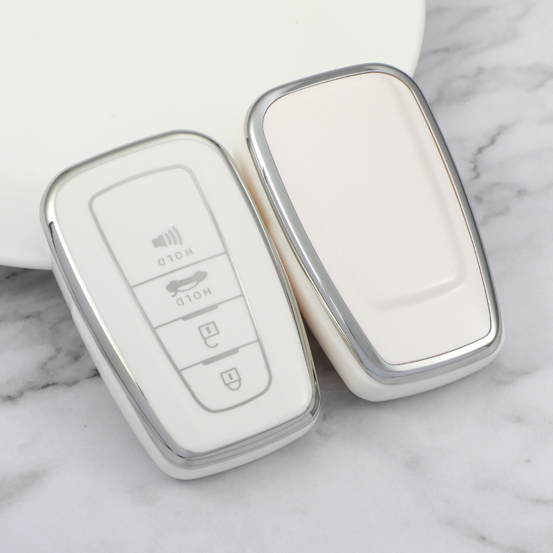 실버 가장자리 4 키 화이트