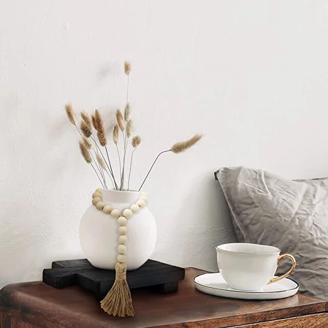 Plantas verdes retro, madera maciza, hogar, sala de estar móvil, balcón, base carnosa de rábano verde, bandeja de madera