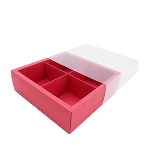New Launch of Cowhide Printed Scented Tea Gift Box with Window Opening, Customized Snowflake Crispy Nougat Chocolate Candy Gift Box