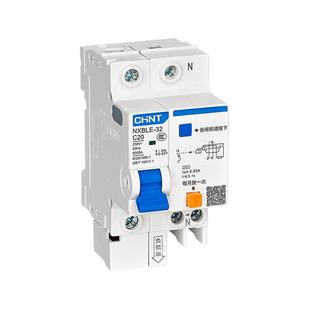 Chint Electric Miniature Leakage Circuit Breaker NXBLE-32 1P N C10 30mA 6kA