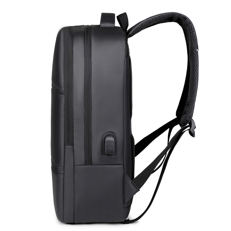 Mochila de computadora para hombre recargable USB nueva al por mayor transfronteriza 2024 mochila de almacenamiento de cercanías de negocios de gran capacidad