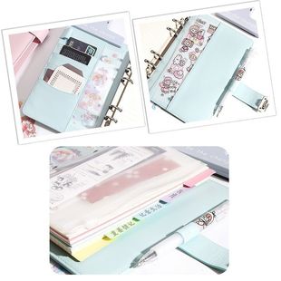 Lock Code Book A6 Macaron Color Storage Book Binder Notepad Removable Bookkeeping Book