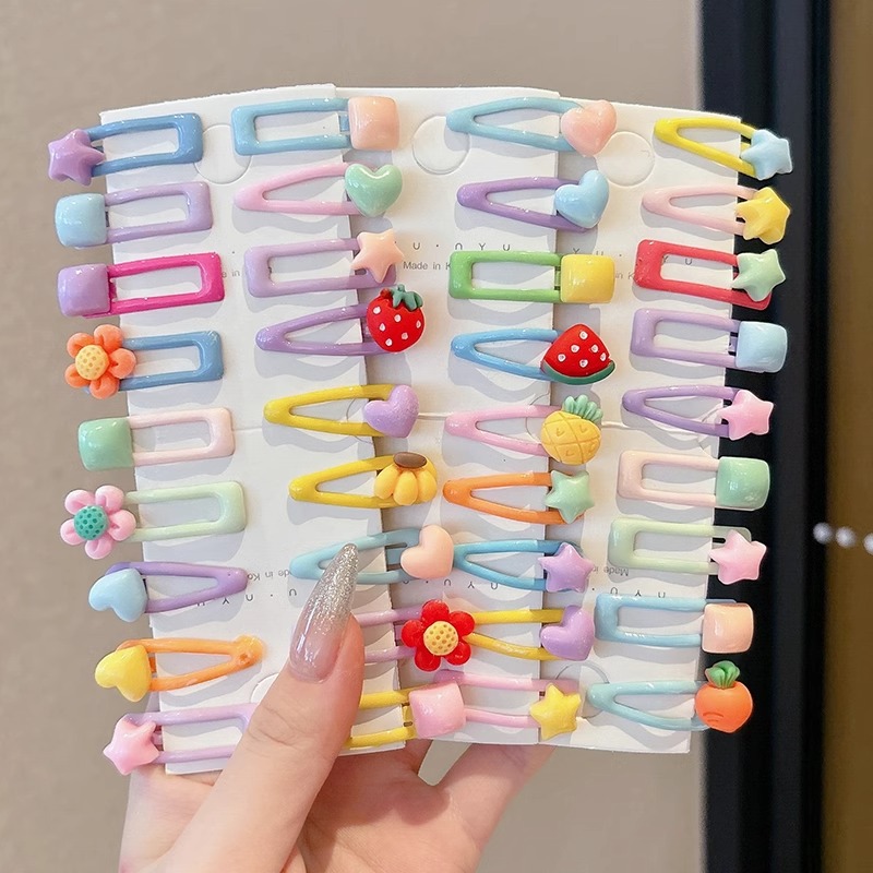 Dopamina tarjeta de cabello de niños brocas de cabello rotas no lastimar tocado de cabello adorable niña 2025 nuevo brocas de frangeo bb clip