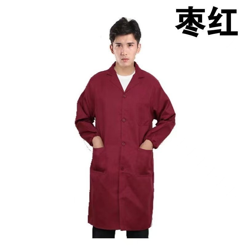 工厂现货批发工作服大褂耐脏长男女款干活蓝大褂长袖防尘迷彩汽修|undefined
