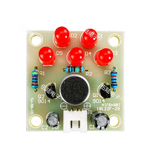 Звуковое управление светодиодным светом светильником DIY набор ритм фонарик фонарик.