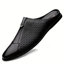 H 34143 Men's leather slip-on clogs ��ʿţƤ��ͷ����Ь