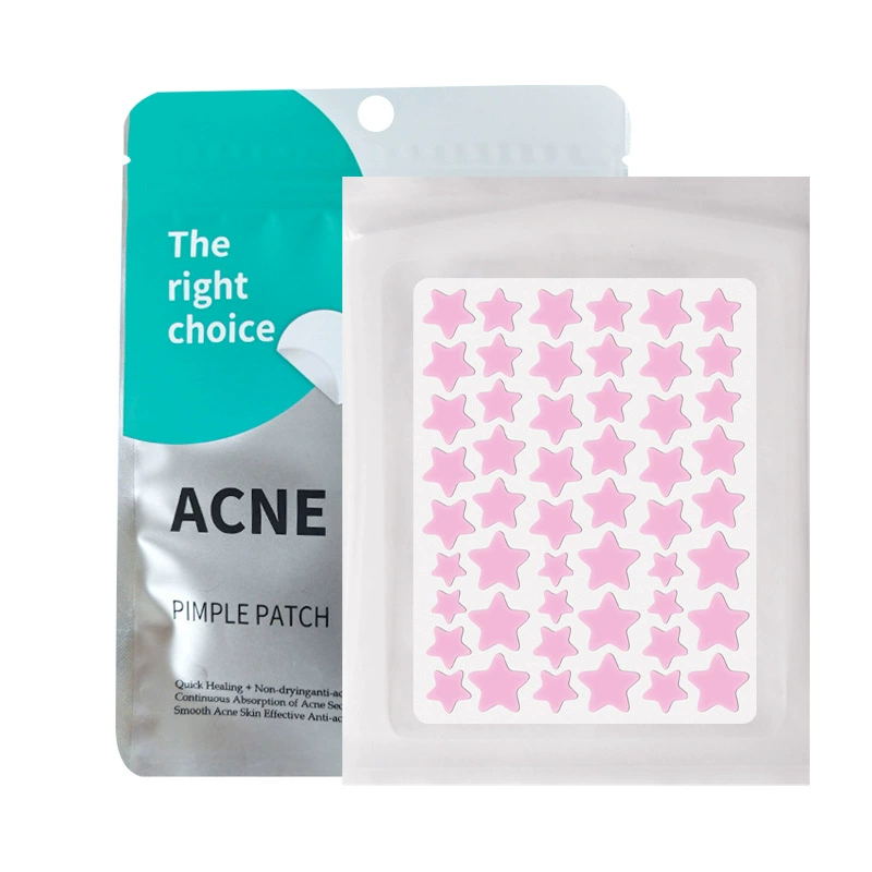 Подложки Acne Patch Genuine — наклейки для акне Hydrocolloid звезды, 40–51 шт, цветной консилер