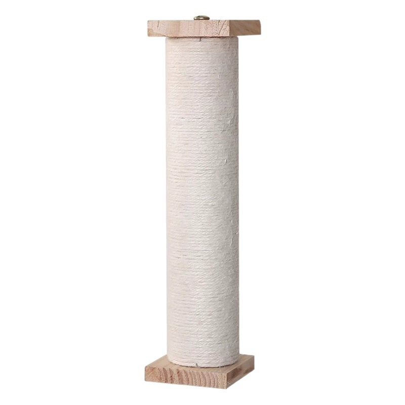 Деревянный когтетростище из сизаля, устойчивый к царапинам и не линяющий, игрушка для снятия скуки для котят в клетке, товары для животных, когтетростище для кошек.