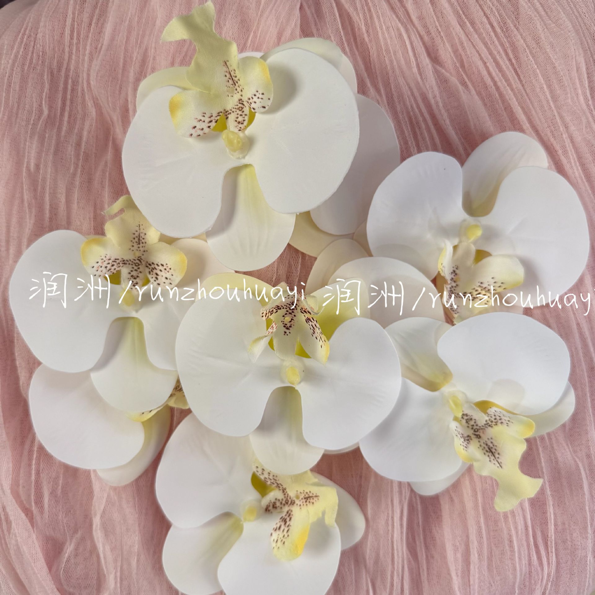 시뮬레이션 꽃 필름 나비 난초 웨딩 사탕 상자 동반자 선물 상자 장식 민족 머리 장식 diy 신발 꽃 모자 꽃