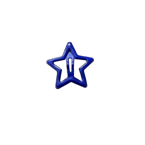 Star hairpin colorful children's hair accessories girl cute baby headdress five-pointed star hairpin little girl broken hair bb clip