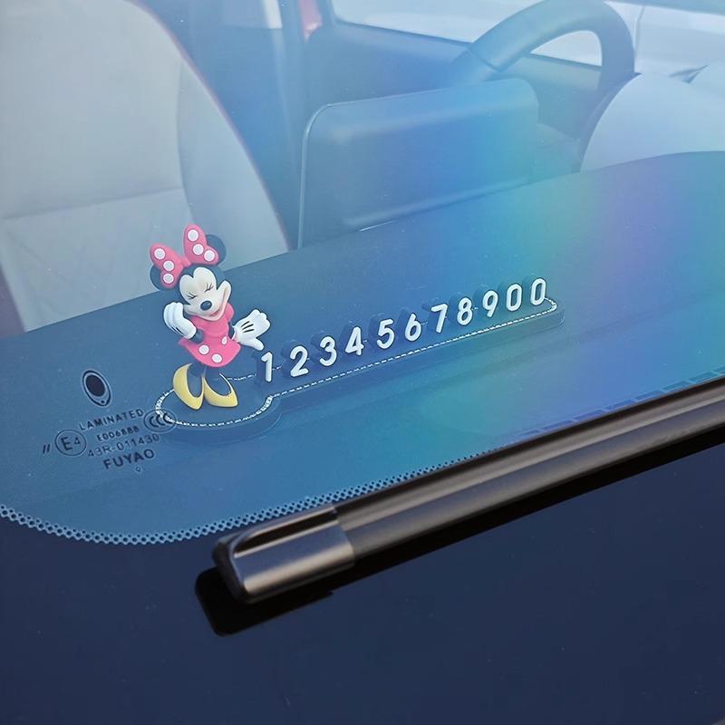 Tarjeta de teléfono de estacionamiento temporal, transferencia de automóvil, teléfono móvil digital para damas, número de teléfono móvil digital en el automóvil, número de automóvil móvil creativo en el automóvil