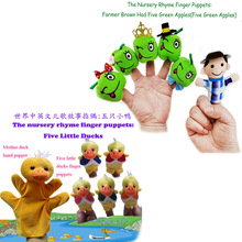 �������ָż Five little ducks ��ֻСѼFive green applesָż