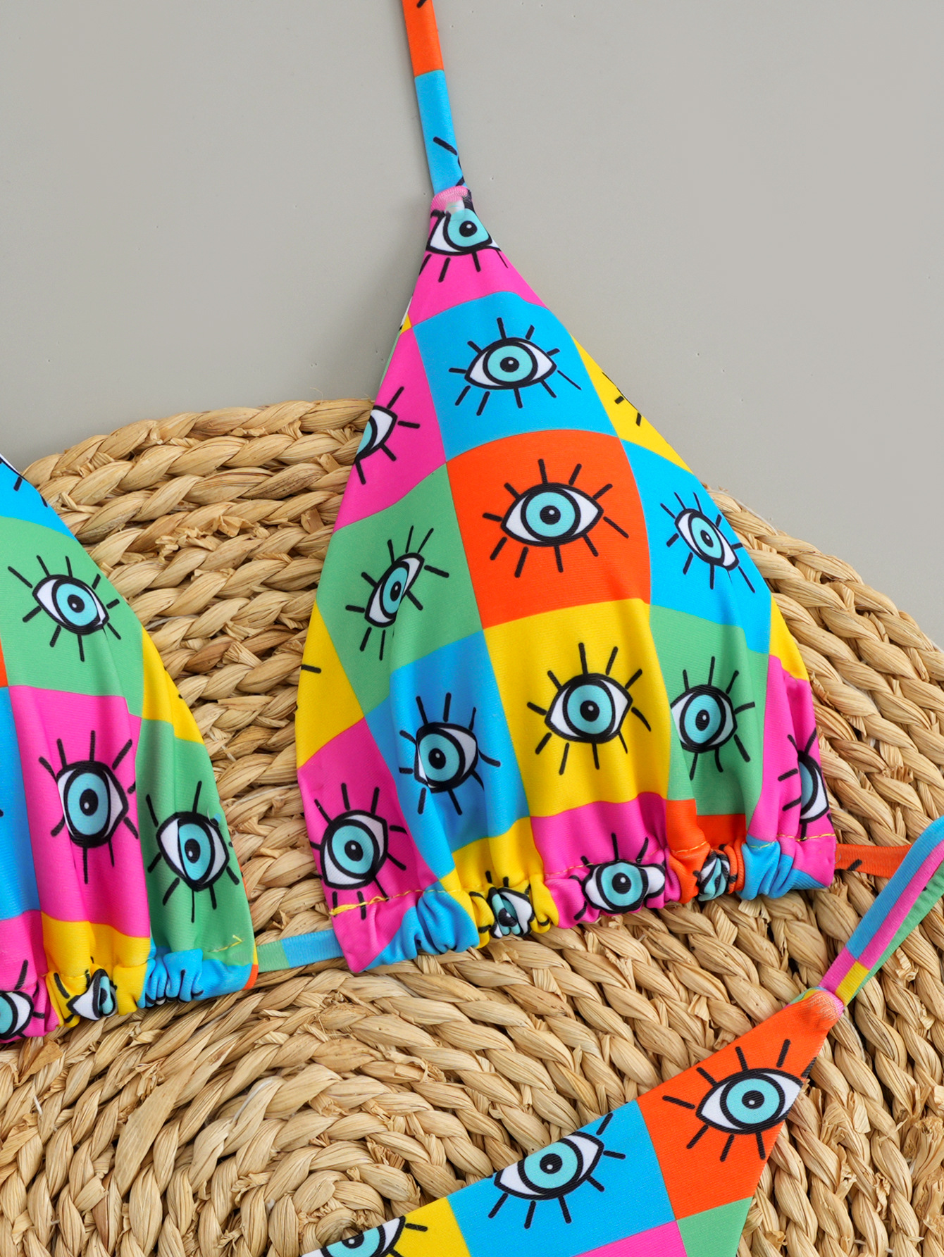 Set bikini sexy con allacciatura per donna costume due pezzi_voghion.com